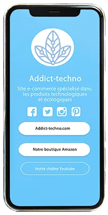 Page profil Bio site ecommerce
