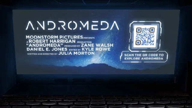 qr code film andromeda
